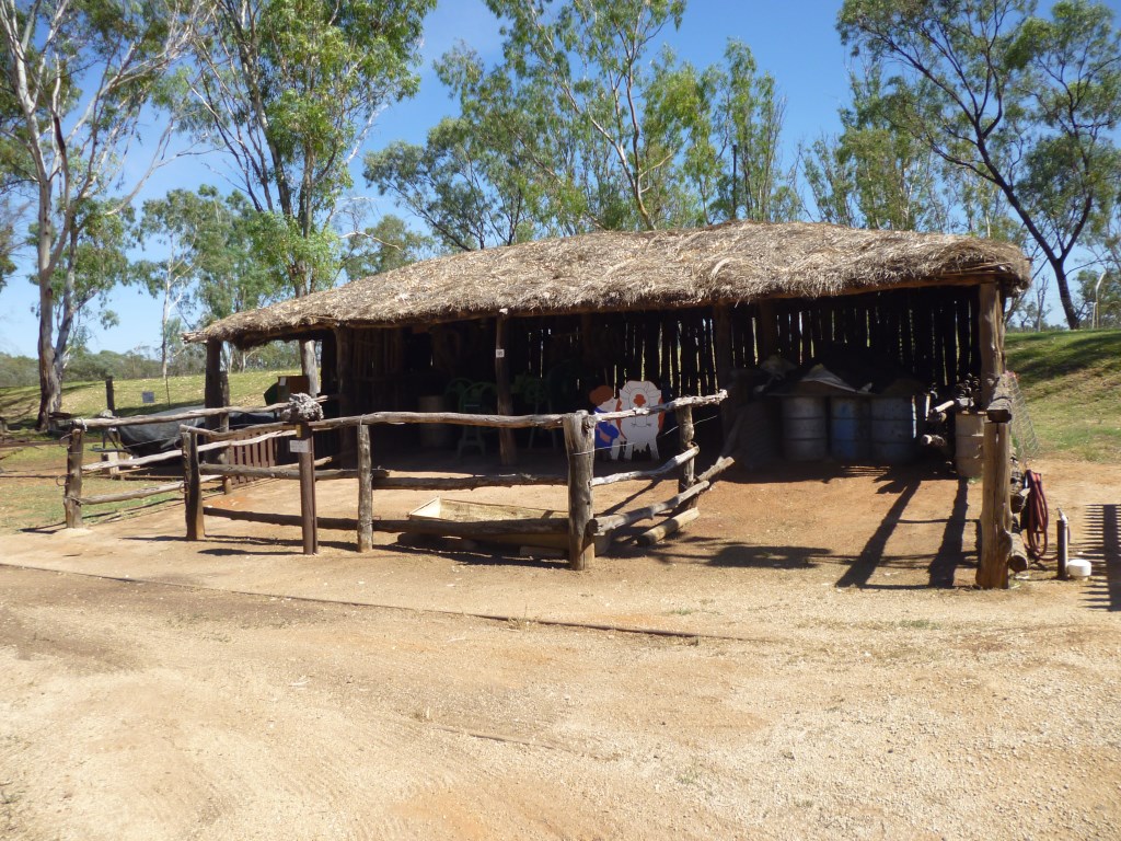 Pine and mallee uprights stable